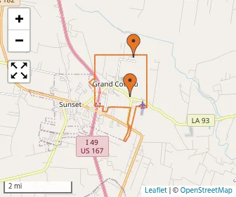 Area schools map